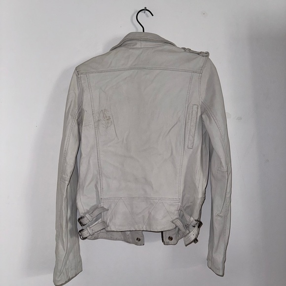 IRO 100% Lamb Leather Jacket in White - Picture 2 of 4